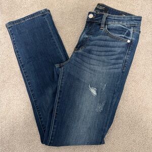 Judy Blue Medium Wash Skinny Straight Fit Denim Stretch High Rise Jeans size 29